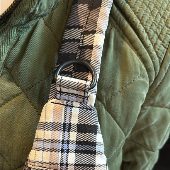 NWOT Vera Bradley Iconic Mini Sling Backpack Belt Bag - Cozy Plaid Neutral - Picture 3 of 7